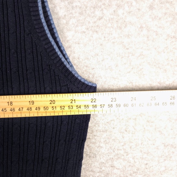 Pendleton‎ Sweater Vest Silk Blend Ribbed Knit V Neck Sleeveless Top XL - Picture 4 of 5